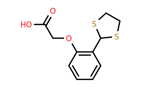 2-[2-(1,3-dithiolan-2-yl)phenoxy]acetic acid