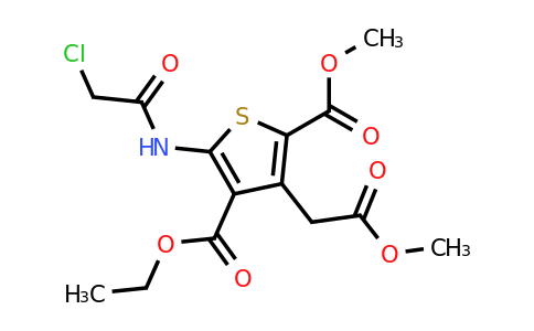 CAS 885524-25-4 | 4-ethyl 2-methyl 5-(2-chloroacetamido)-3-(2-methoxy-2-oxoethyl)thiophene-2,4-dicarboxylate