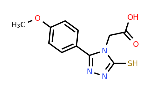 CAS 885524-27-6 | 2-[3-(4-Methoxyphenyl)-5-sulfanyl-4H-1,2,4-triazol-4-yl]acetic acid