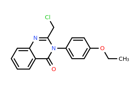 CAS 885524-34-5 | 2-(chloromethyl)-3-(4-ethoxyphenyl)-3,4-dihydroquinazolin-4-one