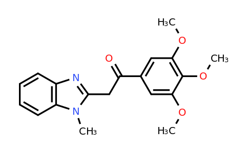 CAS 885524-51-6 | 2-(1-methyl-1H-1,3-benzodiazol-2-yl)-1-(3,4,5-trimethoxyphenyl)ethan-1-one