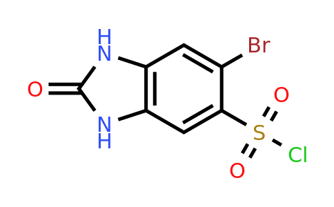 CAS 885524-80-1 | 6-bromo-2-oxo-2,3-dihydro-1H-1,3-benzodiazole-5-sulfonyl chloride