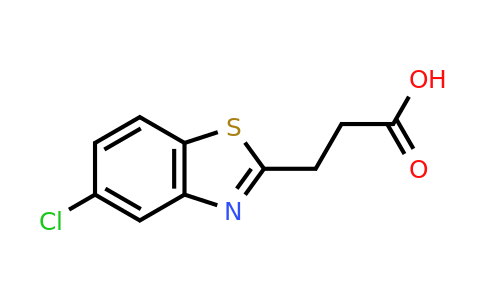 CAS 885527-36-6 | 3-(5-Chloro-1,3-benzothiazol-2-yl)propanoic acid