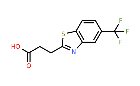 CAS 885527-39-9 | 3-[5-(Trifluoromethyl)-1,3-benzothiazol-2-yl]propanoic acid