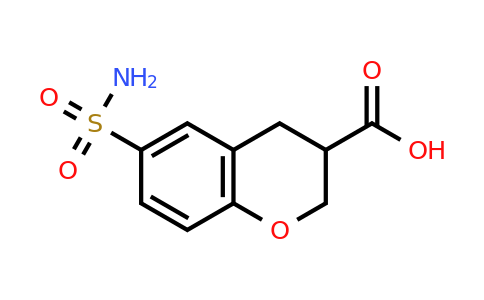 CAS 885532-14-9 | 6-Sulfamoyl-3,4-dihydro-2H-1-benzopyran-3-carboxylic acid