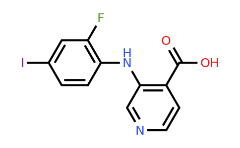 CAS 885588-03-4 | 3-((2-Fluoro-4-iodophenyl)amino)isonicotinic acid