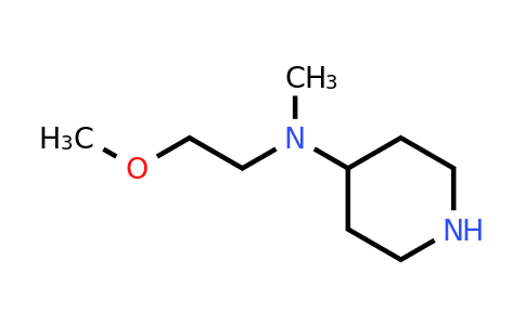 CAS 885675-71-8 | N-(2-methoxyethyl)-N-methyl-piperidin-4-amine