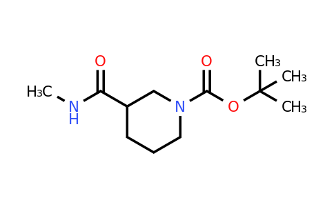 CAS 885698-91-9 | tert-Butyl 3-(methylcarbamoyl)piperidine-1-carboxylate