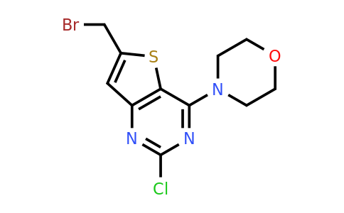 CAS 885698-98-6 | 4-(6-(Bromomethyl)-2-chlorothieno[3,2-D]pyrimidin-4-YL)morpholine