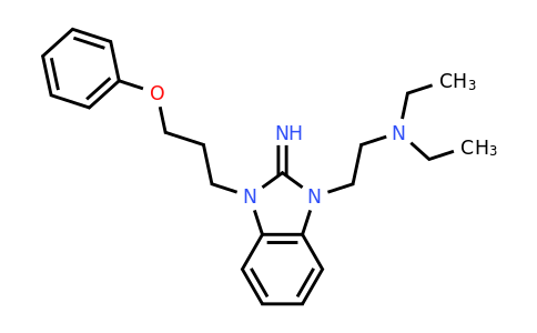 CAS 885888-86-8 | diethyl({2-[2-imino-3-(3-phenoxypropyl)-2,3-dihydro-1H-1,3-benzodiazol-1-yl]ethyl})amine