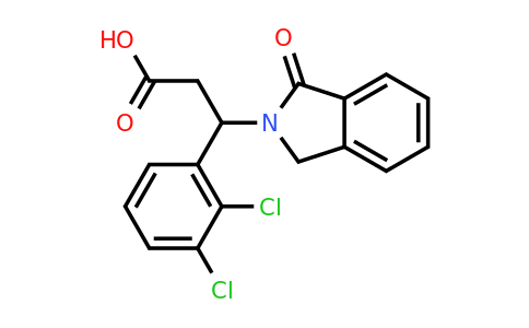 CAS 885949-95-1 | 3-(2,3-Dichlorophenyl)-3-(1-oxoisoindolin-2-yl)propanoic acid