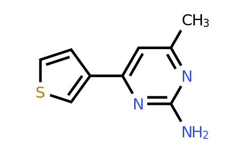 CAS 885950-01-6 | 4-Methyl-6-(thiophen-3-yl)pyrimidin-2-amine