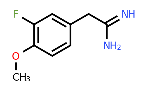 CAS 885956-55-8 | 2-(3-fluoro-4-methoxyphenyl)ethanimidamide