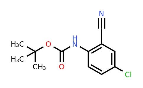 CAS 885964-73-8 | (4-Chloro-2-cyano-phenyl)-carbamic acid tert-butyl ester