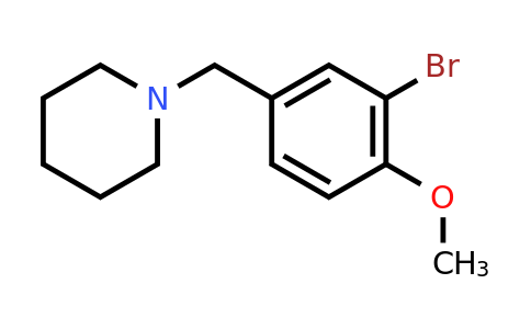 CAS 886-47-5 | 1-(3-Bromo-4-methoxy-benzyl)-piperidine