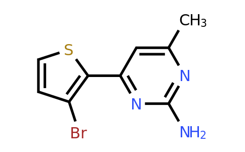 CAS 886360-55-0 | 4-(3-Bromothiophen-2-yl)-6-methylpyrimidin-2-amine