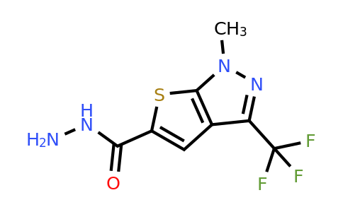CAS 886360-63-0 | 1-Methyl-3-(trifluoromethyl)-1H-thieno[2,3-c]pyrazole-5-carbohydrazide