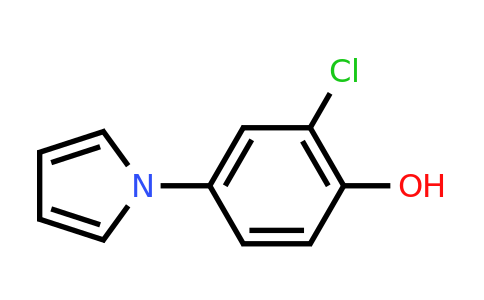 CAS 886360-85-6 | 2-Chloro-4-(1H-pyrrol-1-yl)phenol