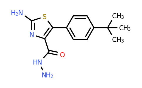 CAS 886361-56-4 | 2-Amino-5-(4-(tert-butyl)phenyl)thiazole-4-carbohydrazide