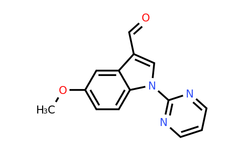 CAS 886361-96-2 | 5-methoxy-1-(pyrimidin-2-yl)-1H-indole-3-carbaldehyde