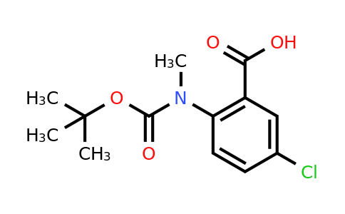 CAS 886362-04-5 | 2-((tert-Butoxycarbonyl)(methyl)amino)-5-chlorobenzoic acid