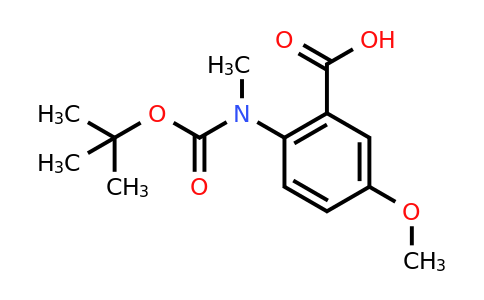 CAS 886362-08-9 | 2-((tert-Butoxycarbonyl)(methyl)amino)-5-methoxybenzoic acid