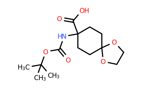 CAS 886362-27-2 | 8-Tert-butoxycarbonylamino-1,4-dioxa-spiro[4.5]decane-8-carboxylic acid
