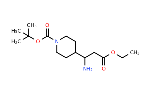 CAS 886362-37-4 | 4-(1-Amino-2-ethoxycarbonyl-ethyl)-piperidine-1-carboxylic acid tert-butyl ester