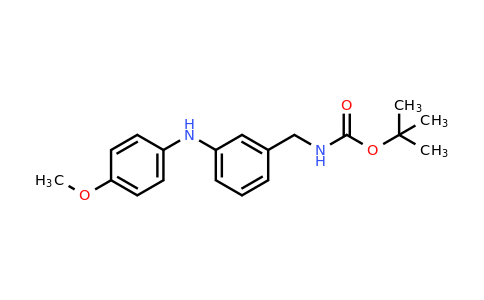 CAS 886362-41-0 | tert-Butyl 3-((4-methoxyphenyl)amino)benzylcarbamate
