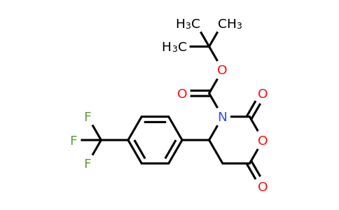 CAS 886362-59-0 | tert-Butyl 2,6-dioxo-4-(4-(trifluoromethyl)phenyl)-1,3-oxazinane-3-carboxylate