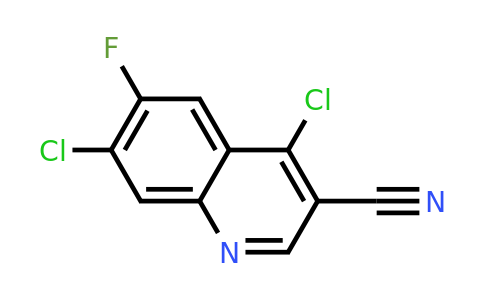 CAS 886362-74-9 | 4,7-Dichloro-6-fluoroquinoline-3-carbonitrile