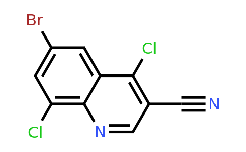 CAS 886362-77-2 | 6-Bromo-4,8-dichloroquinoline-3-carbonitrile