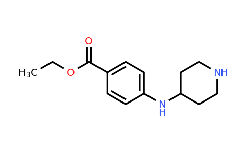 CAS 886362-80-7 | 4-(Piperidin-4-ylamino)-benzoic acid ethyl ester