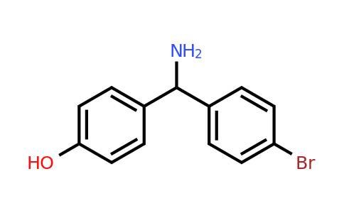 CAS 886362-83-0 | 4-(Amino(4-bromophenyl)methyl)phenol