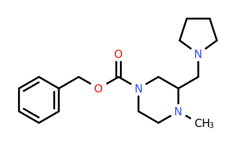 CAS 886363-00-4 | 4-Methyl-3-pyrrolidin-1-ylmethyl-piperazine-1-carboxylic acid benzyl ester