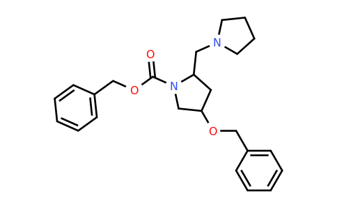 CAS 886363-04-8 | 4-Benzyloxy-2-pyrrolidin-1-ylmethyl-pyrrolidine-1-carboxylic acid benzyl ester