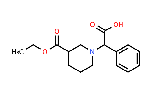 CAS 886363-55-9 | 1-(Carboxy-phenyl-methyl)-piperidine-3-carboxylic acid ethyl ester