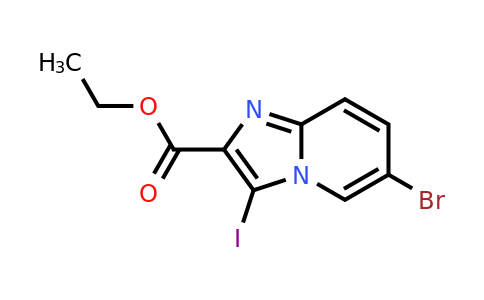 CAS 886363-57-1 | 6-Bromo-3-iodo-imidazo[1,2-A]pyridine-2-carboxylic acid ethyl ester