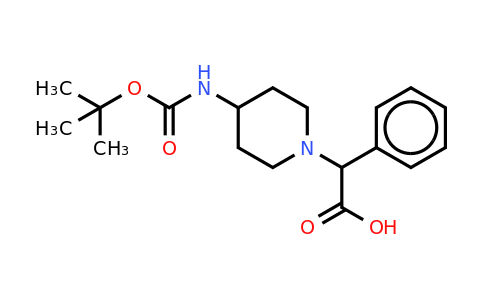 CAS 886363-59-3 | (4-N-BOC-Amino-piperidin-1-YL)-phenyl-acetic acid