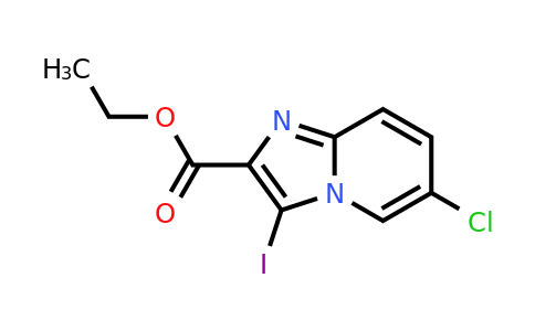 CAS 886363-66-2 | 6-Chloro-3-iodo-imidazo[1,2-A]pyridine-2-carboxylic acid ethyl ester