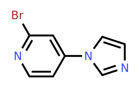 CAS 886363-89-9 | 2-Bromo-4-imidazol-1-YL-pyridine