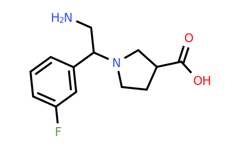 CAS 886363-93-5 | 1-[2-Amino-1-(3-fluoro-phenyl)-ethyl]-pyrrolidine-3-carboxylic acid