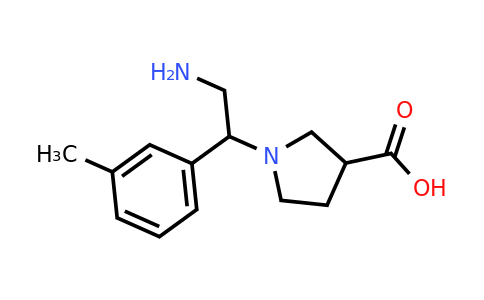 CAS 886363-94-6 | 1-(2-Amino-1-M-tolyl-ethyl)-pyrrolidine-3-carboxylic acid