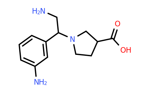 CAS 886363-95-7 | 1-[2-Amino-1-(3-amino-phenyl)-ethyl]-pyrrolidine-3-carboxylic acid