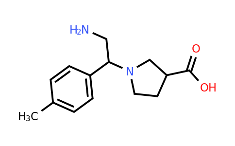 CAS 886364-05-2 | 1-(2-Amino-1-P-tolyl-ethyl)-pyrrolidine-3-carboxylic acid