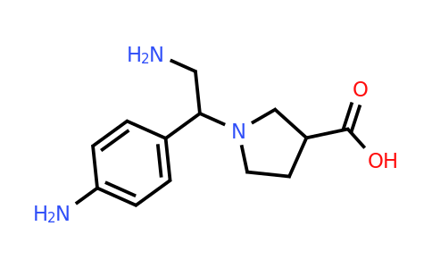 CAS 886364-09-6 | 1-[2-Amino-1-(4-amino-phenyl)-ethyl]-pyrrolidine-3-carboxylic acid
