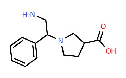 CAS 886364-11-0 | 1-(2-Amino-1-phenyl-ethyl)-pyrrolidine-3-carboxylic acid