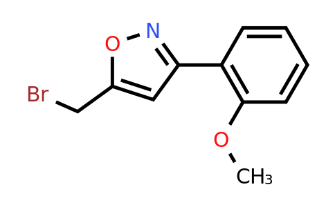 CAS 886364-40-5 | 5-(Bromomethyl)-3-(2-methoxyphenyl)isoxazole