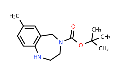 CAS 886364-42-7 | tert-Butyl 7-methyl-2,3-dihydro-1H-benzo[e][1,4]diazepine-4(5H)-carboxylate