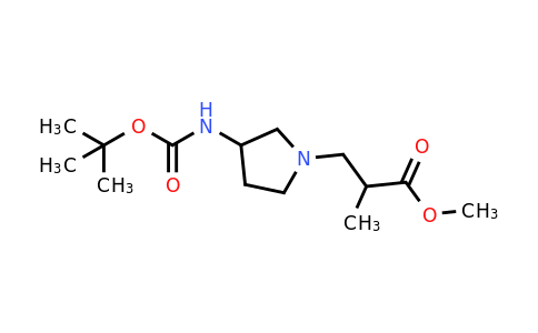 CAS 886364-48-3 | 3-(3-BOC-Amino-pyrrolidin-1-YL)-2-methyl-propionic acid methyl ester